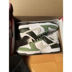 Size 10 - Nike Dunk Low Oil Green